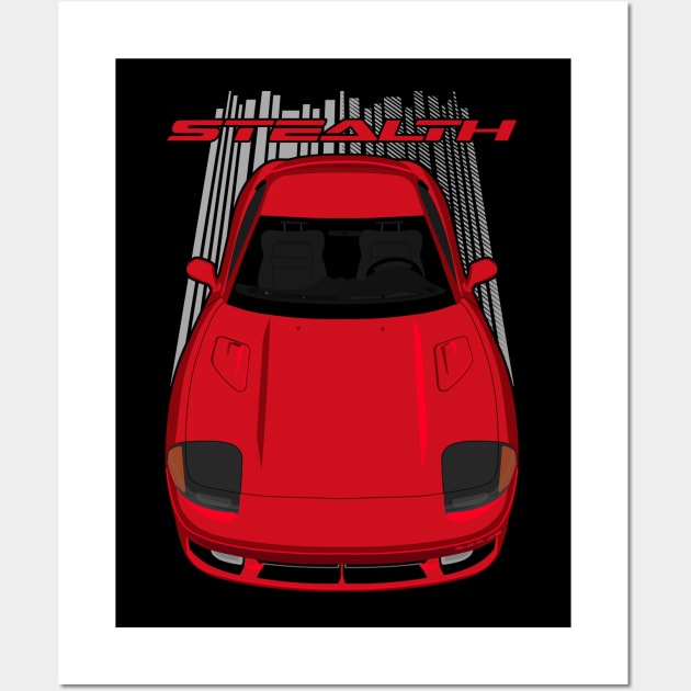 Dodge Stealth 1990-1993 - Red Wall Art by V8social